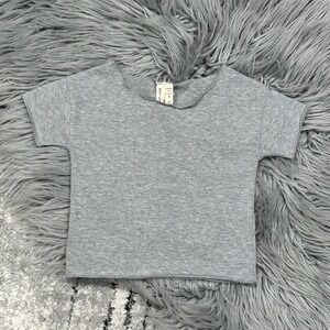 Gray Label Unisex Infant Gray Melange Monroe Tee 3-6 Month